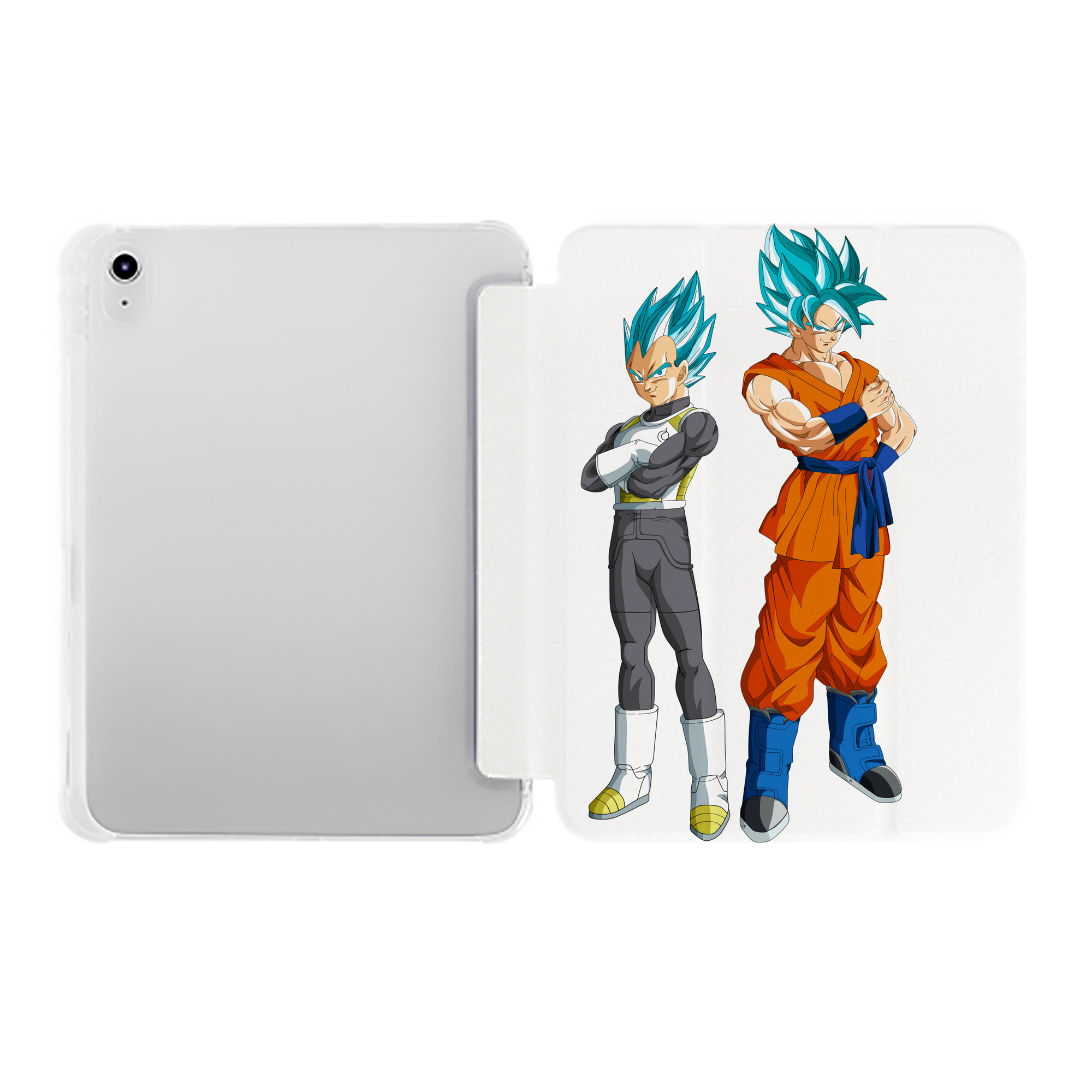 （画像用） ドラゴンボール DRAGON BALL IPad ケース ペン収納付き 三つ折りスタンド PUレザー×シリコン 対応機種9.5/10.5/10.9インチ